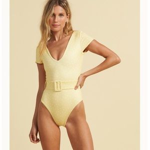 Salty Blonde Sundipped One Piece Swim